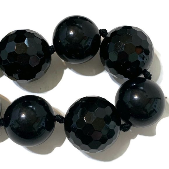 Chunky Retro Style Beaded Glass Choker - Picture 1 of 7